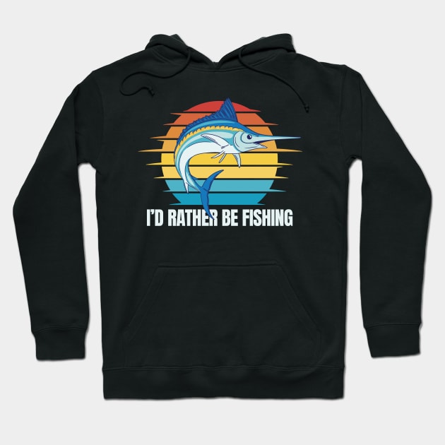 Slayin' fish and takin' names: Swordfish edition Hoodie by Life2LiveDesign